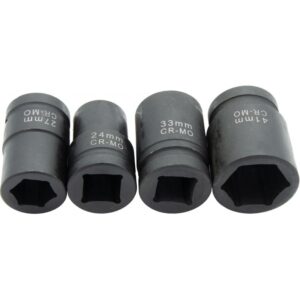 Set udarnih nasadnih kratkih kljuceva 1" 10kom RT-021K