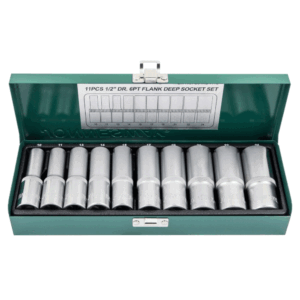 Set nasadnih ključeva 1/2" dugi 11kom S04HD411S