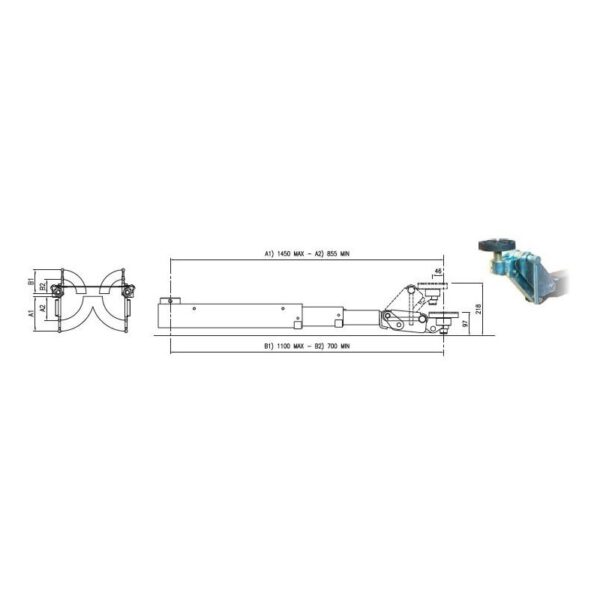 Dvostubna dizalica 3T elektromehanička 300s - 300SEV