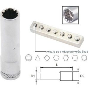Super Tech univerzalni ključevi 3/8" dugi komadno