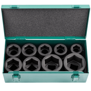 Set udarnih ključeva 1" kratki 9kom S03A8309S