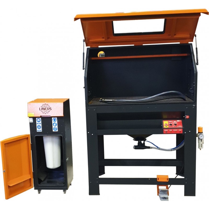 Peskara kabinet 520L sa ciklonskim rezervoarom SBC520E Peskara kabinet 520L sa ciklonskim rezervoarom SBC520E
