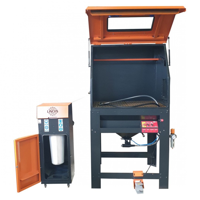 Peskara kabinet 1200L sa ciklonskim rezervoarom SBC1200E Peskara kabinet 1200L sa ciklonskim rezervoarom SBC1200E