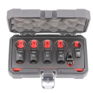 Zglobni otvoreni prstenasti ključevi 3/8" 6kom 50634