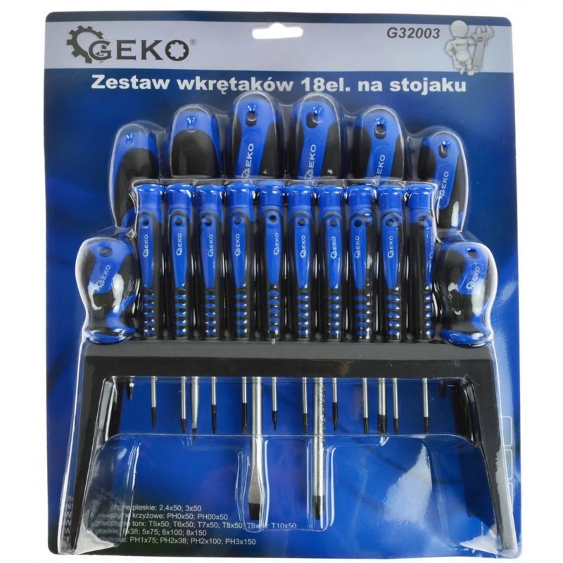 Set standardnih i preciznih odvijača 18kom G32003 Set standardnih i preciznih odvijača 18kom G32003